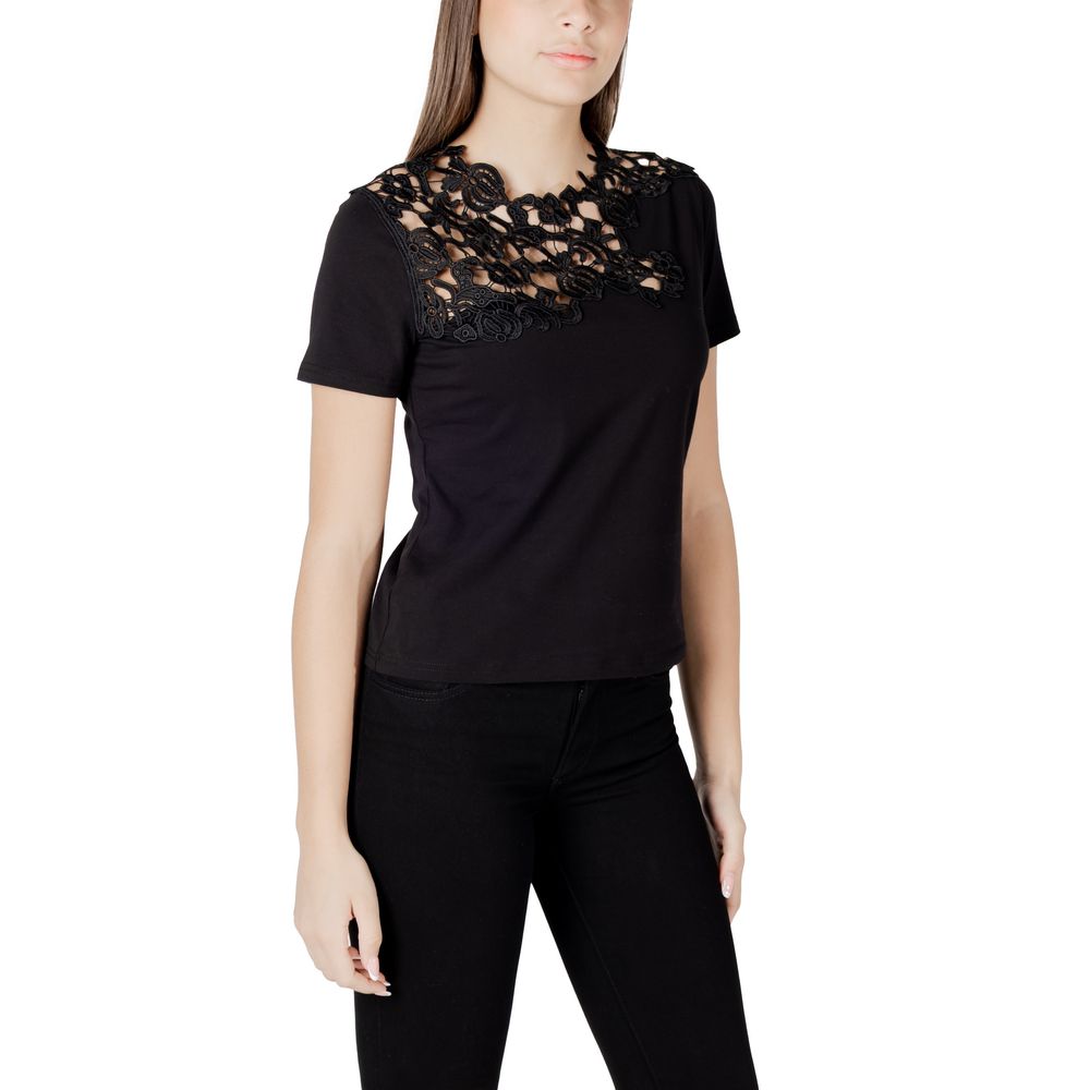 Black Cotton T-Shirt