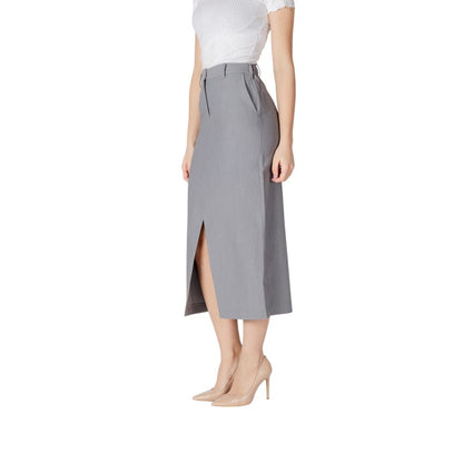 Gray Polyester Long