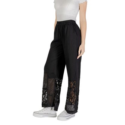 Black Cotton Pant