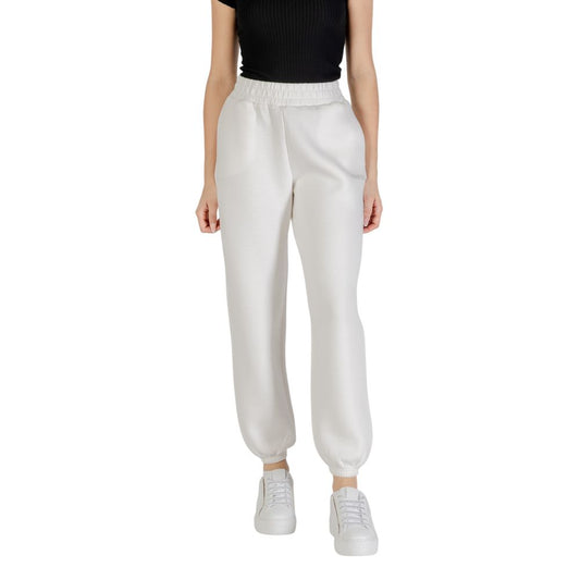Cream Viscose Joggers (Workout Pants)
