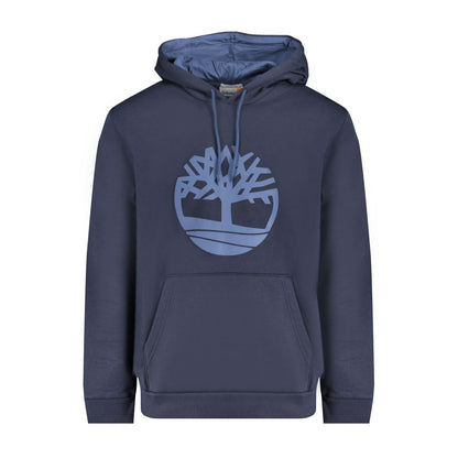 Blue Cotton Men Sweater