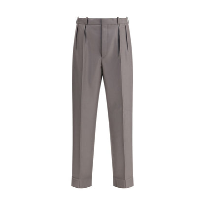Green Wool Trousers