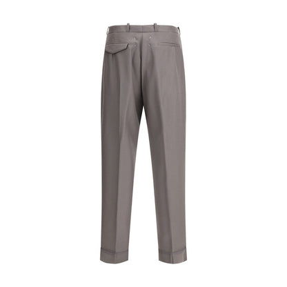 Green Wool Trousers