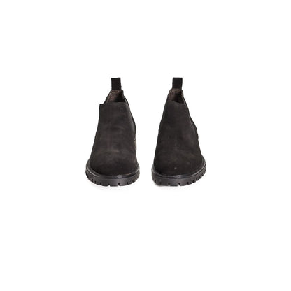 Black Calfskin Men Boot