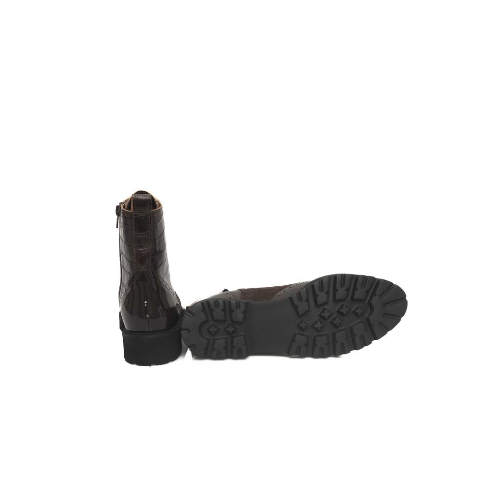 Brown Cowhide Women's Boot