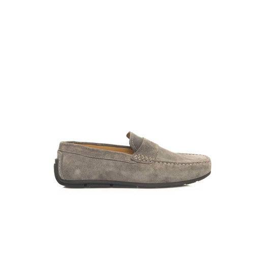 Gray Cowhide Men's Loafer