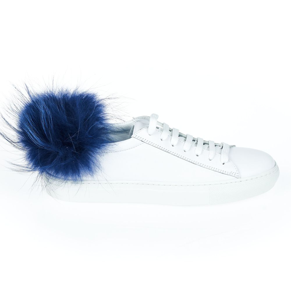 White Lamb Leather Women Sneaker