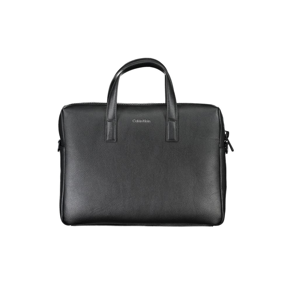 Nero Polyester Men's Briefcase