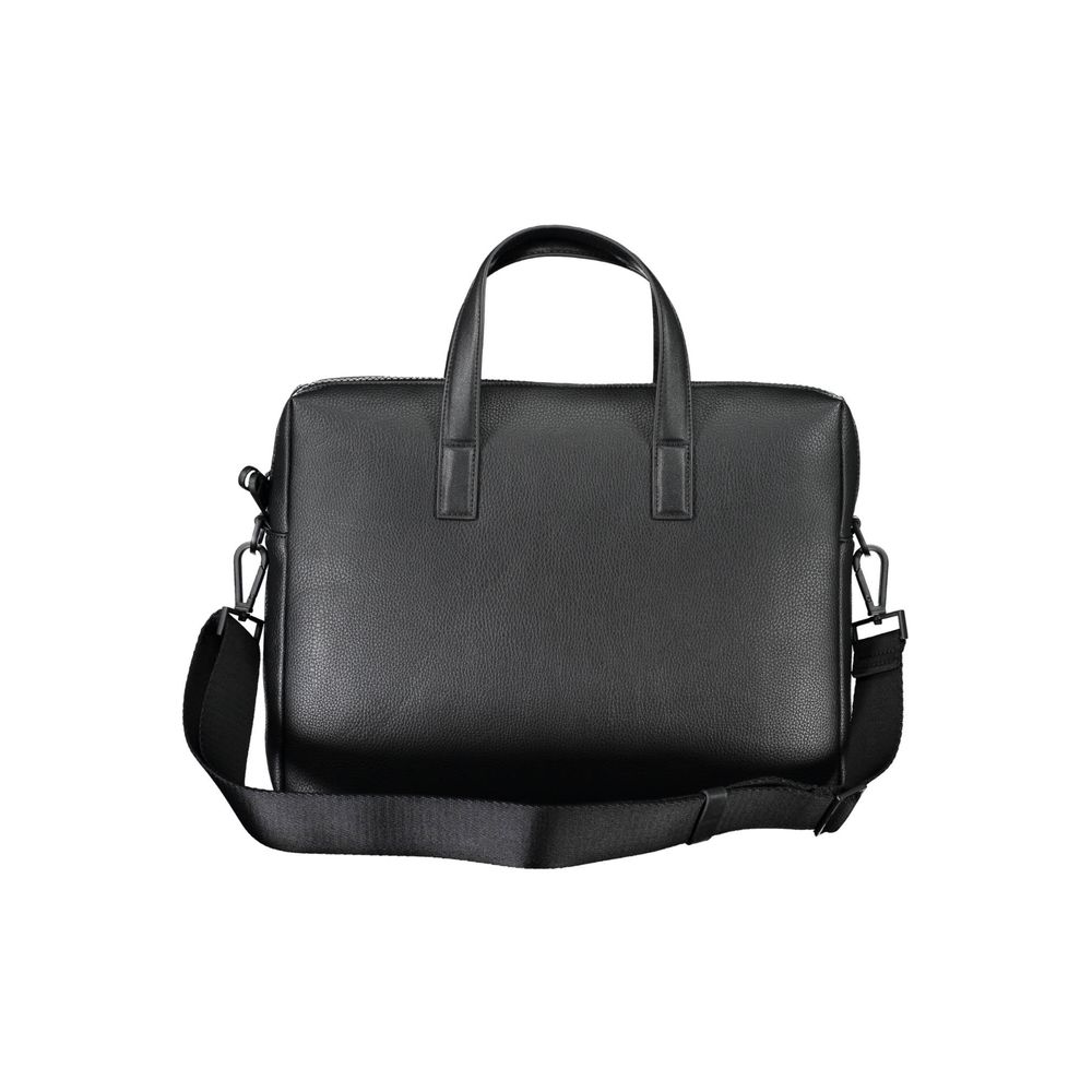 Nero Polyester Men's Briefcase