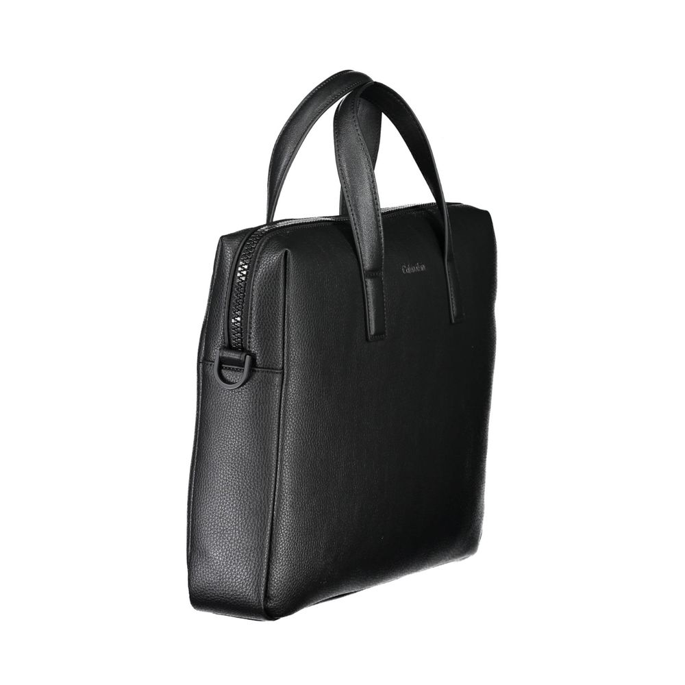 Nero Polyester Men's Briefcase