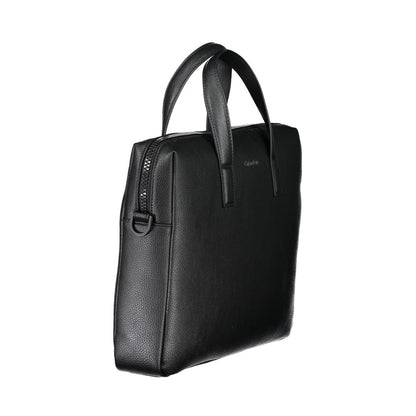 Nero Polyester Men's Briefcase
