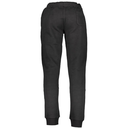 Black Cotton Men's Sweatpants