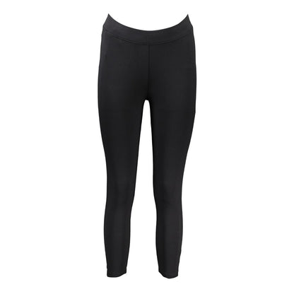Black Polyester Women's Legging