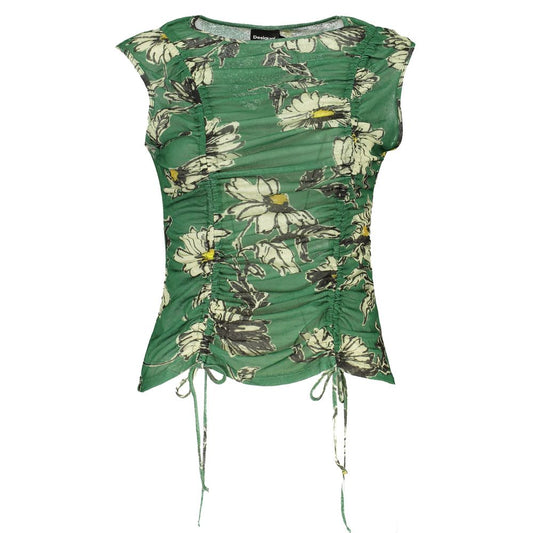 Verde Polyester Woman Tank Top