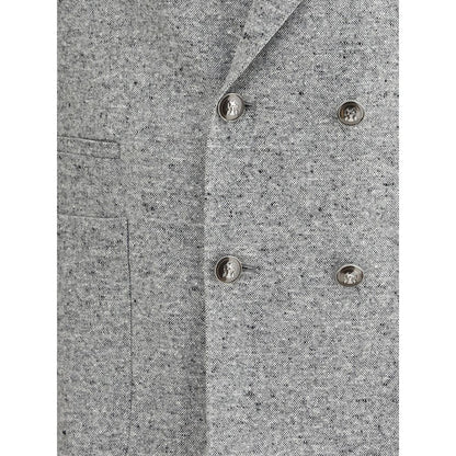 Gray Wool Blazer