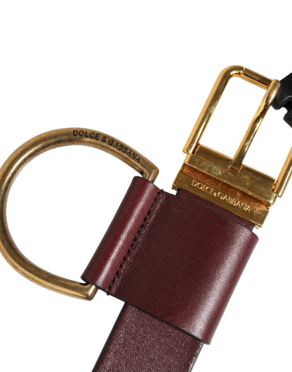 Brown Key Ring Clip Attachments Buckle Belt