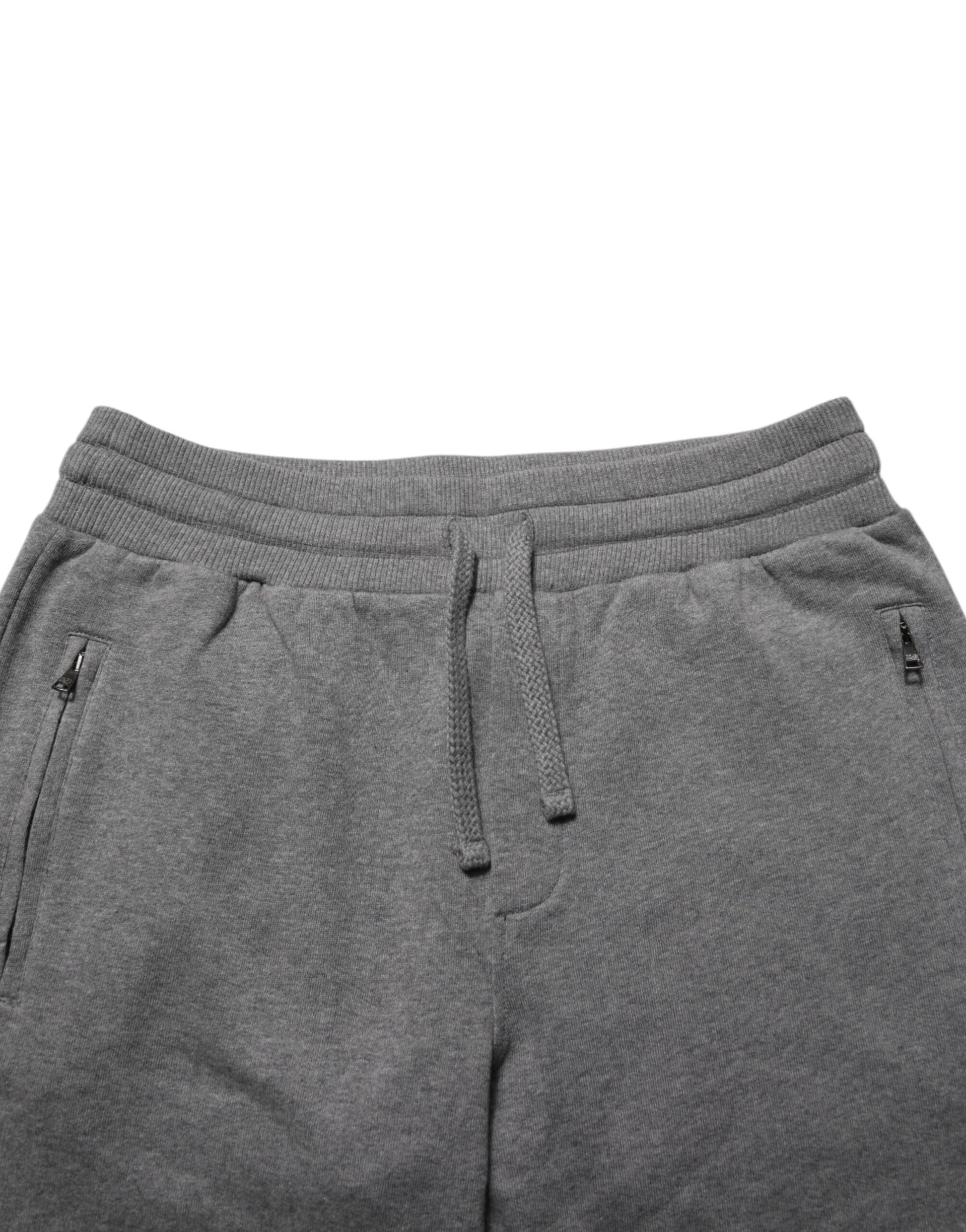 Gray Cotton Jogger Sweatpants Trouser Pants