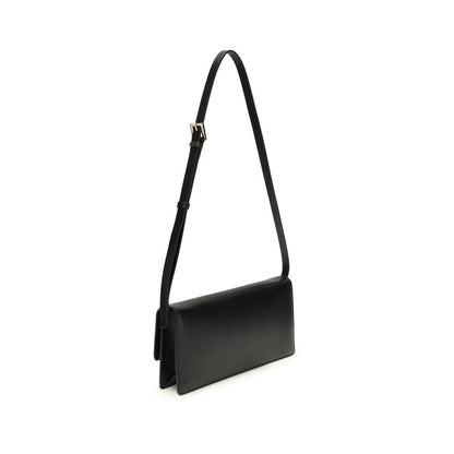 Black Leather Shoulder Bag