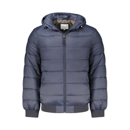 Blu Poliammide Men's Jacket