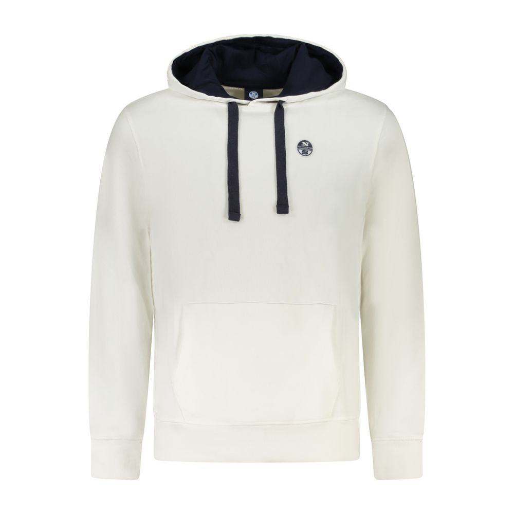 Bianco Cotton Mens Hoodie