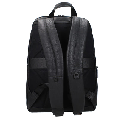 Black Leather Backpack