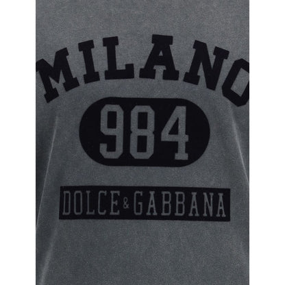Cotton T-Shirt with velvety logo