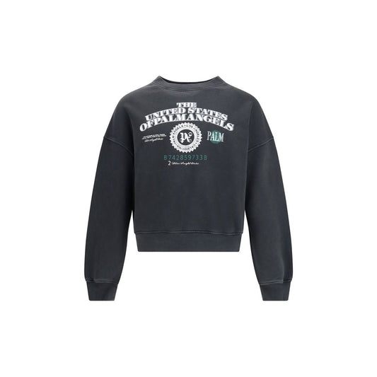 Black Cotton Sweatshirt