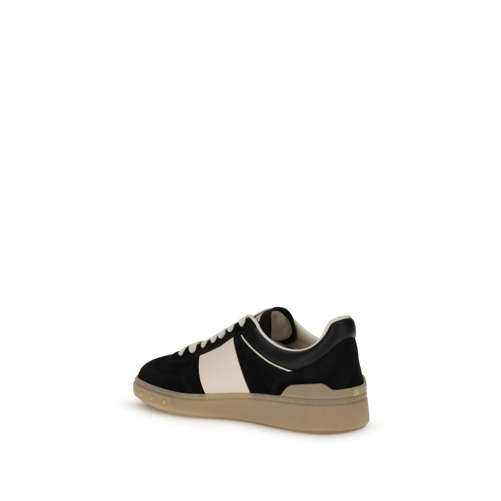 Black Calf Leather Bos Taurus Low Top Sneakers