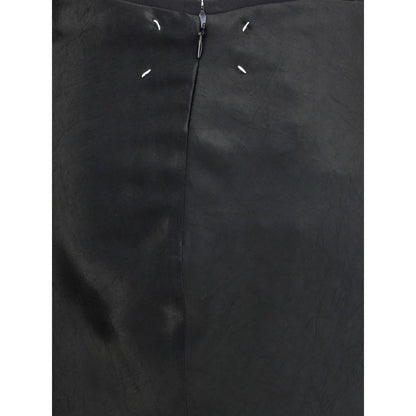 Satin Midi Skirt