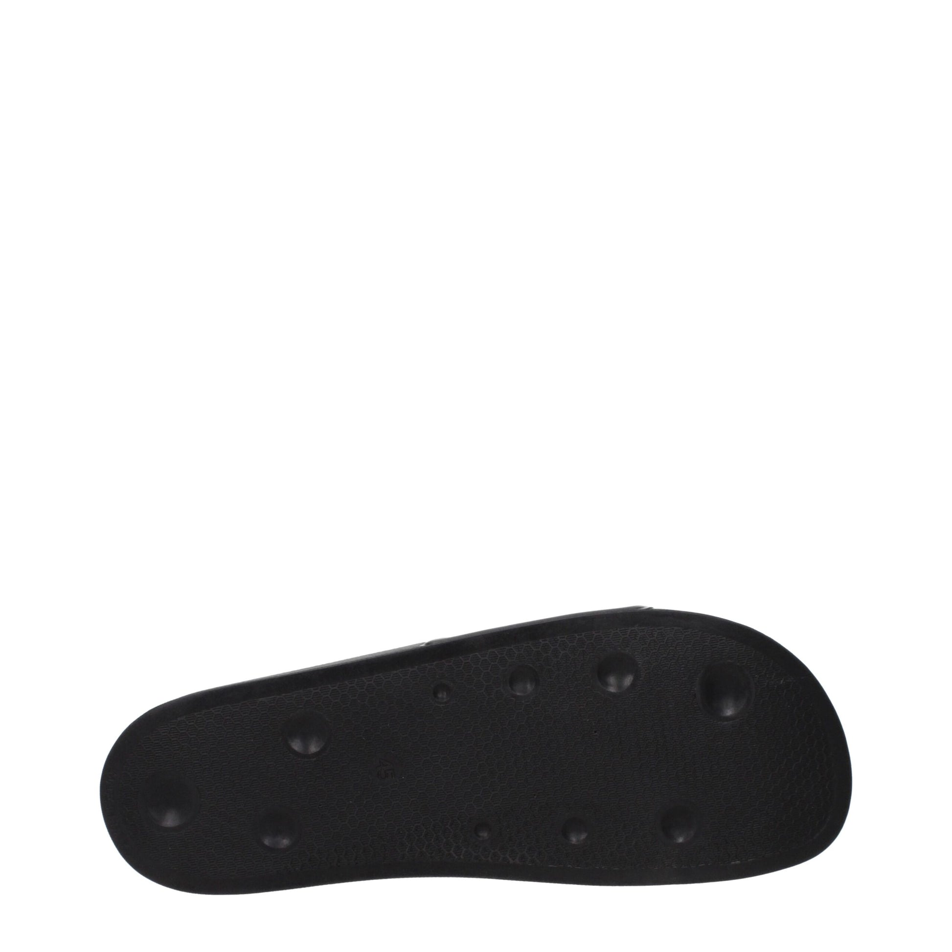 Black Cotton Slippers