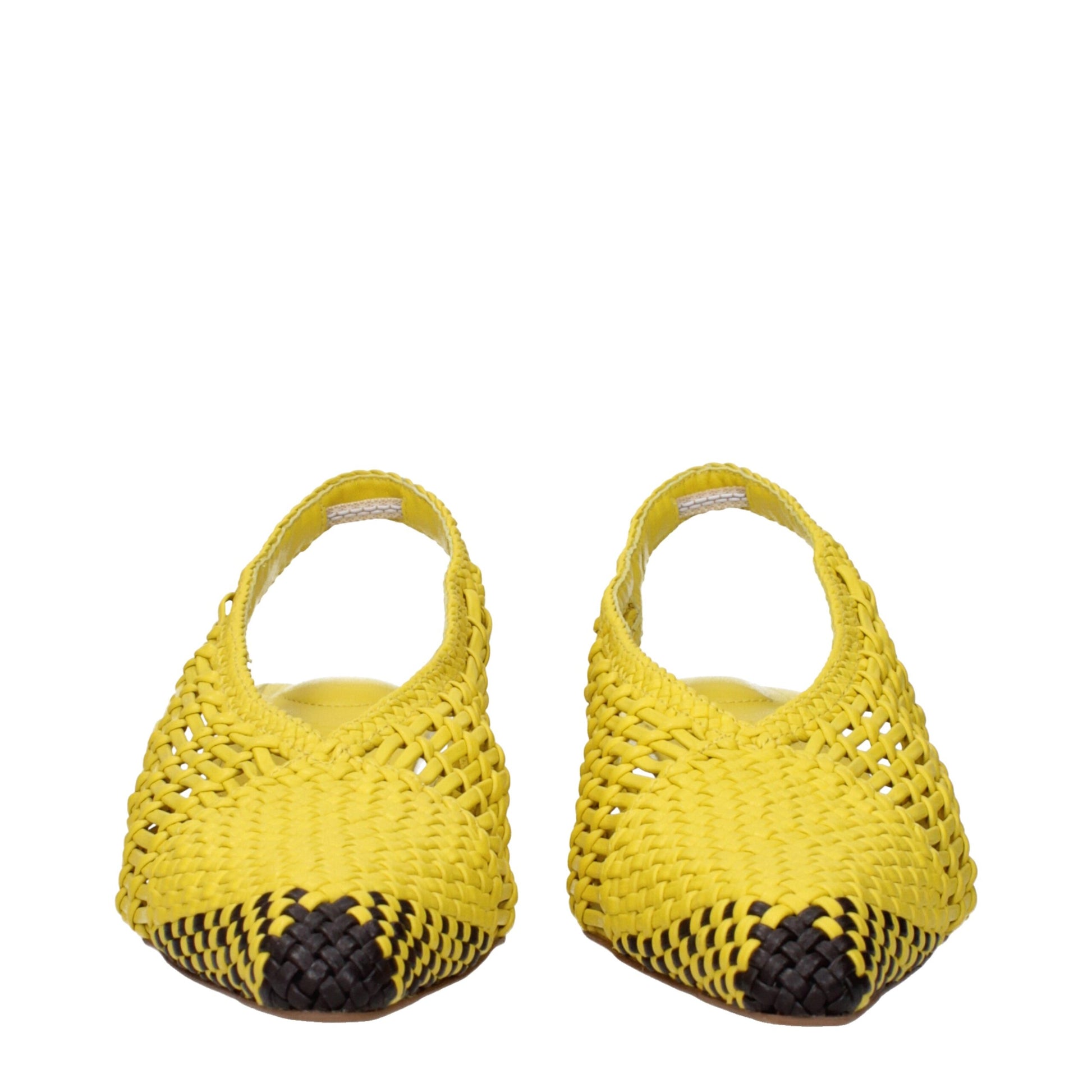 Yellow Leather Sandals