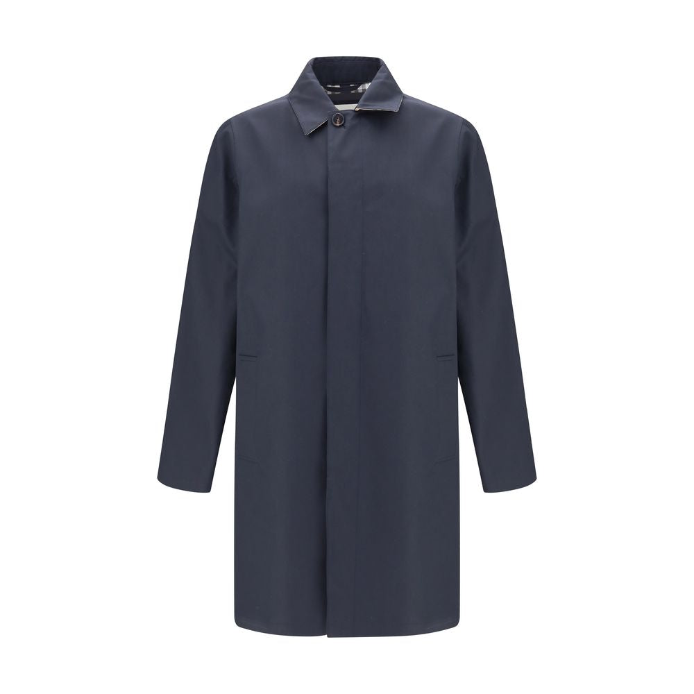 Blue Cotton Coat