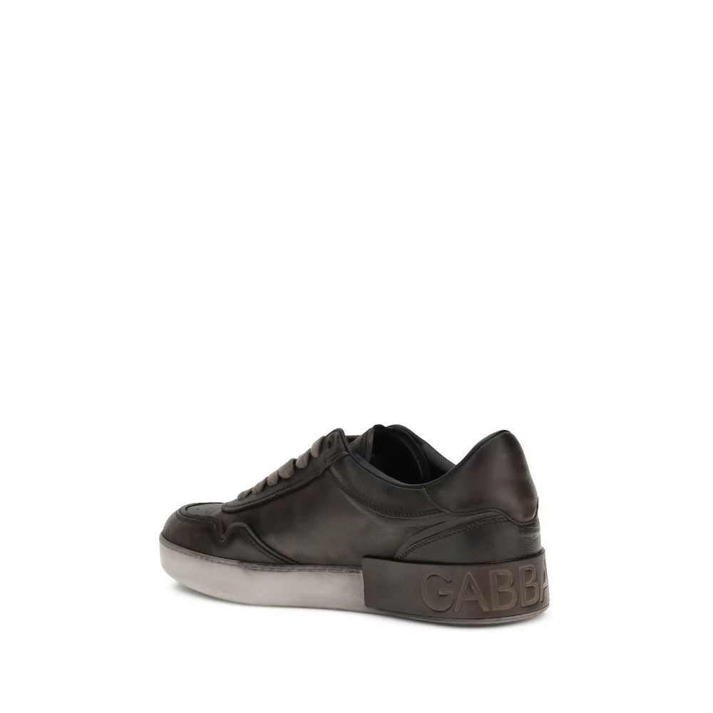 Brown Calf Leather Bos Taurus Low Top Sneakers