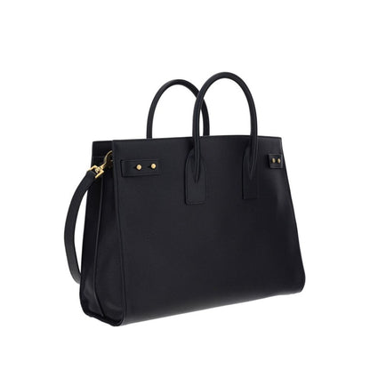 Black Calf Leather Bos Taurus Handbag
