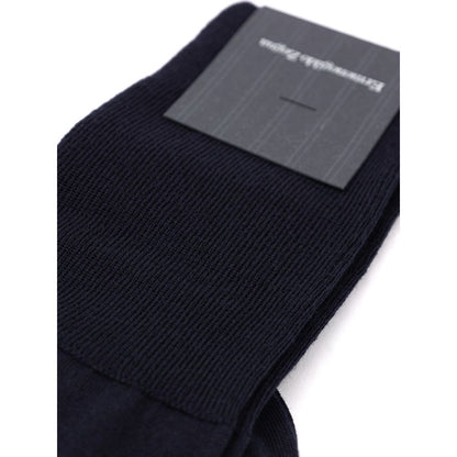 Navy Blue Wool Sock