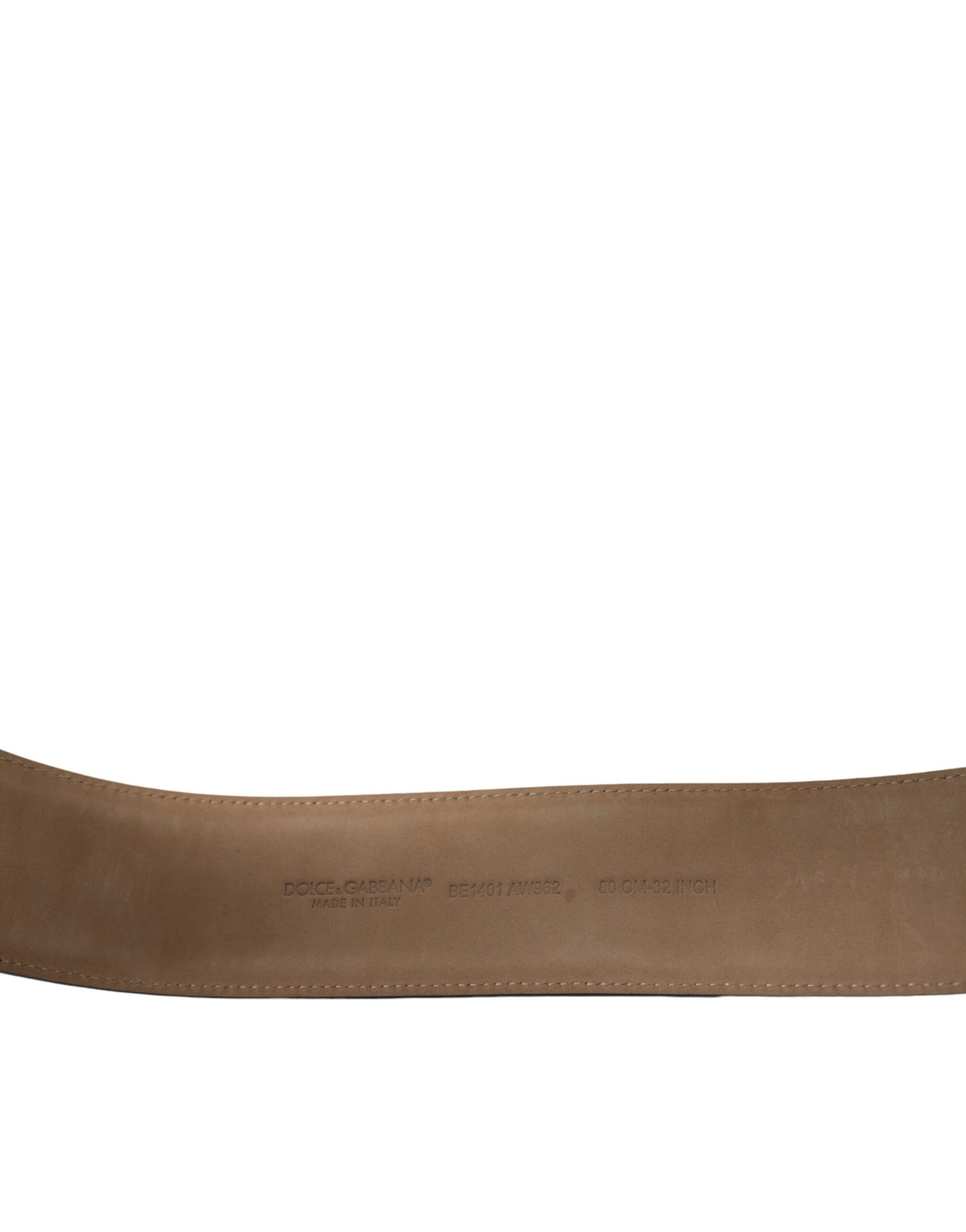 Black Leather Classic Metal Oval Buckle Belt