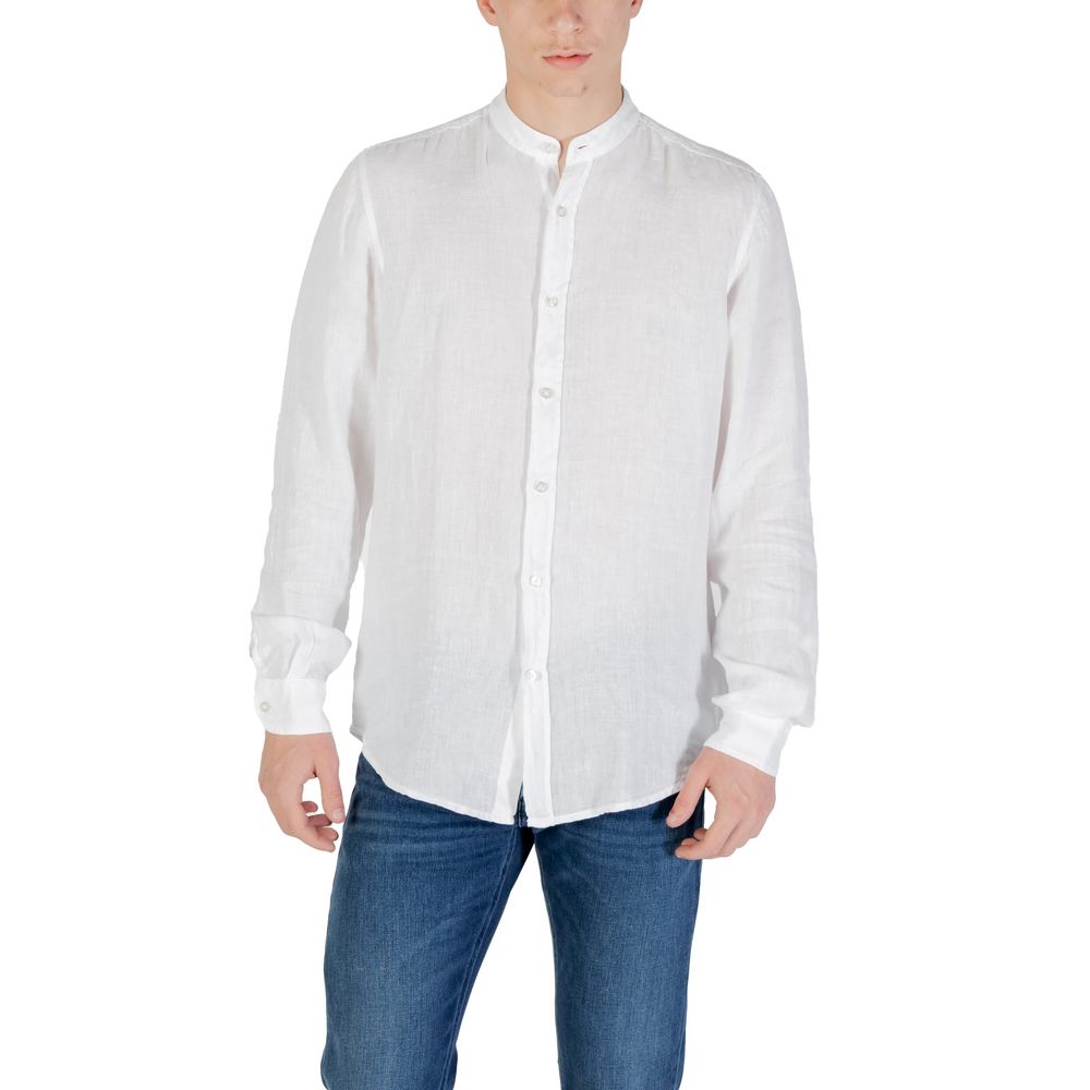 White Linen Dress Shirt