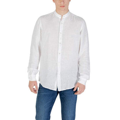 White Linen Dress Shirt