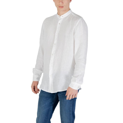 White Linen Dress Shirt