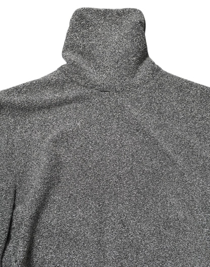 Gray Nylon Bodycon Sheath Long Sleeves Dress