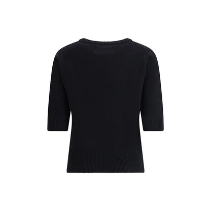 Black Cashmere Sweatshirt