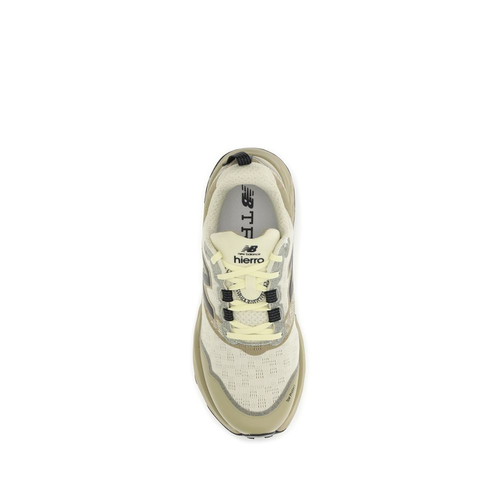 Beige Polyamide Athletic Sneakers