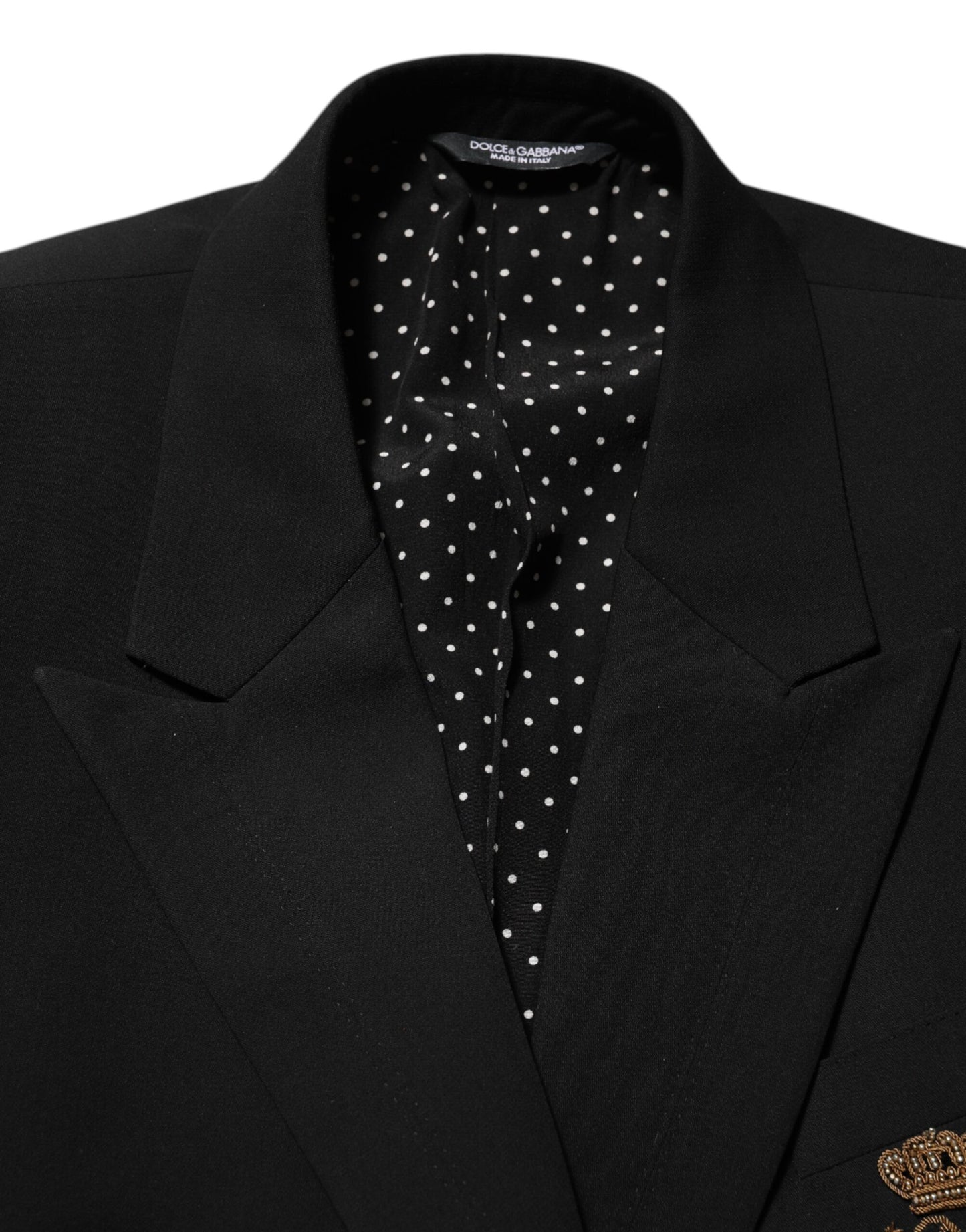 Black Wool 2 Buttons Suit Men Jacket Blazer