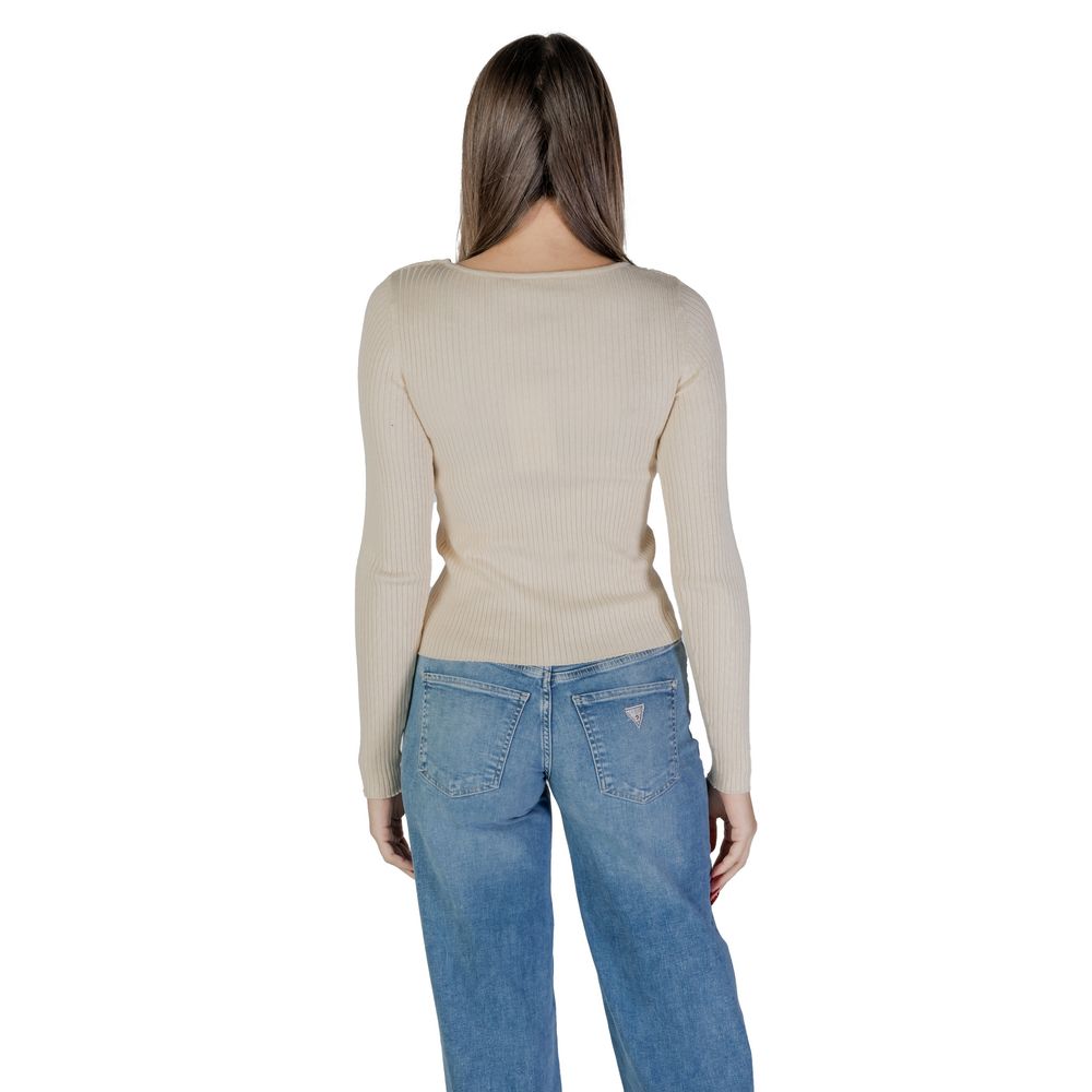 Cream Viscose Sweatshirt
