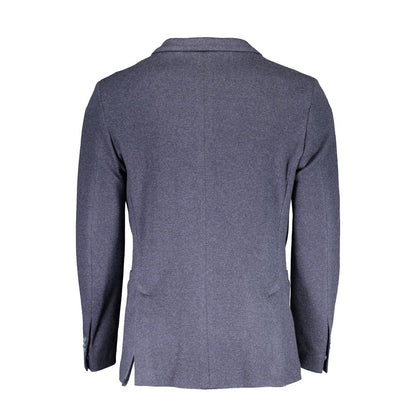 Blue Cotton Jackets & Coat