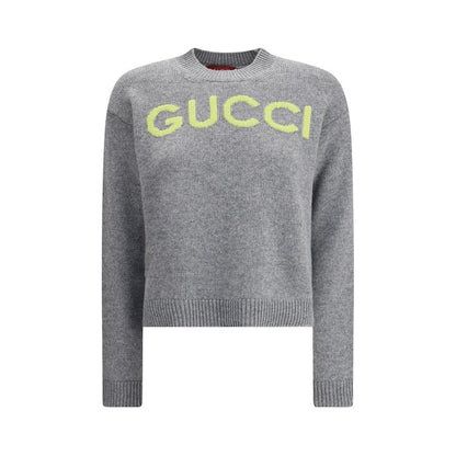 Wool Sweater with embroidered monogram
