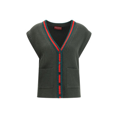 Wool Cardigan Vest