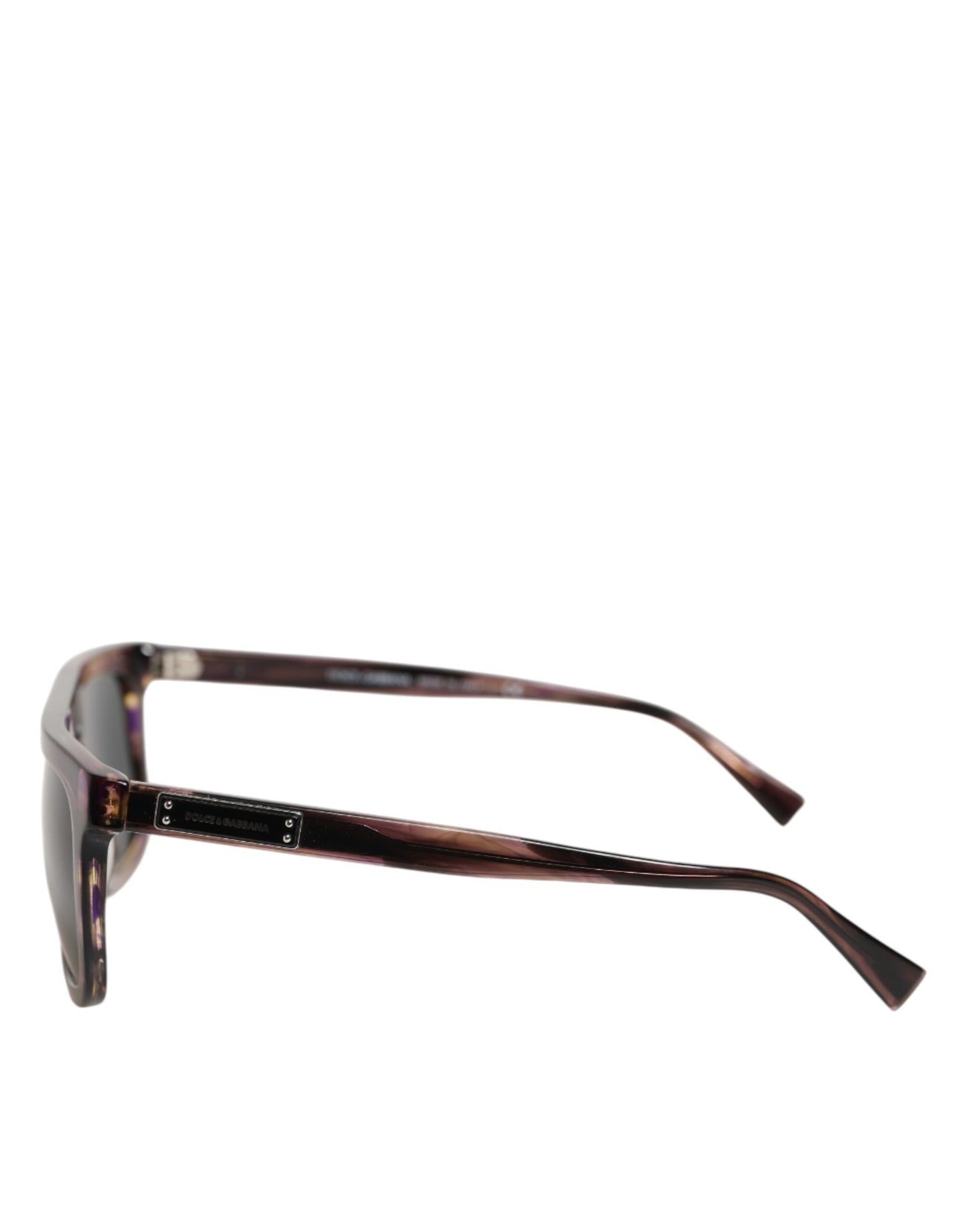 DG4390F Havana Full Rim Acetate Round Lenses Sunglasses