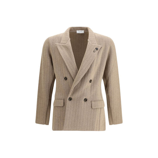 Double-breasted Knit Jacket