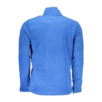 Blue Polyester Men's Sweatshirt